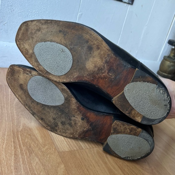 Gucci Authentic Black Leather Pull-On Chelsea Boot Size 10 Men’s Made in Italy - Picture 10 of 13